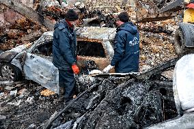 Aftermath of Russian drone attack on Odesa, March 4, 2025